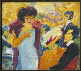 „Gesellschaft“, 1911, Nolde Stiftung Seebüll